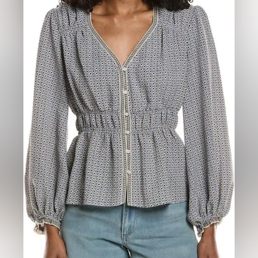 Max Studio, Sweatheart Peplum Blouse - Picture 14 of 15